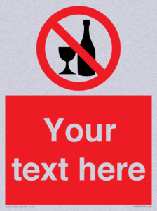 Custom prohibition no alcohol